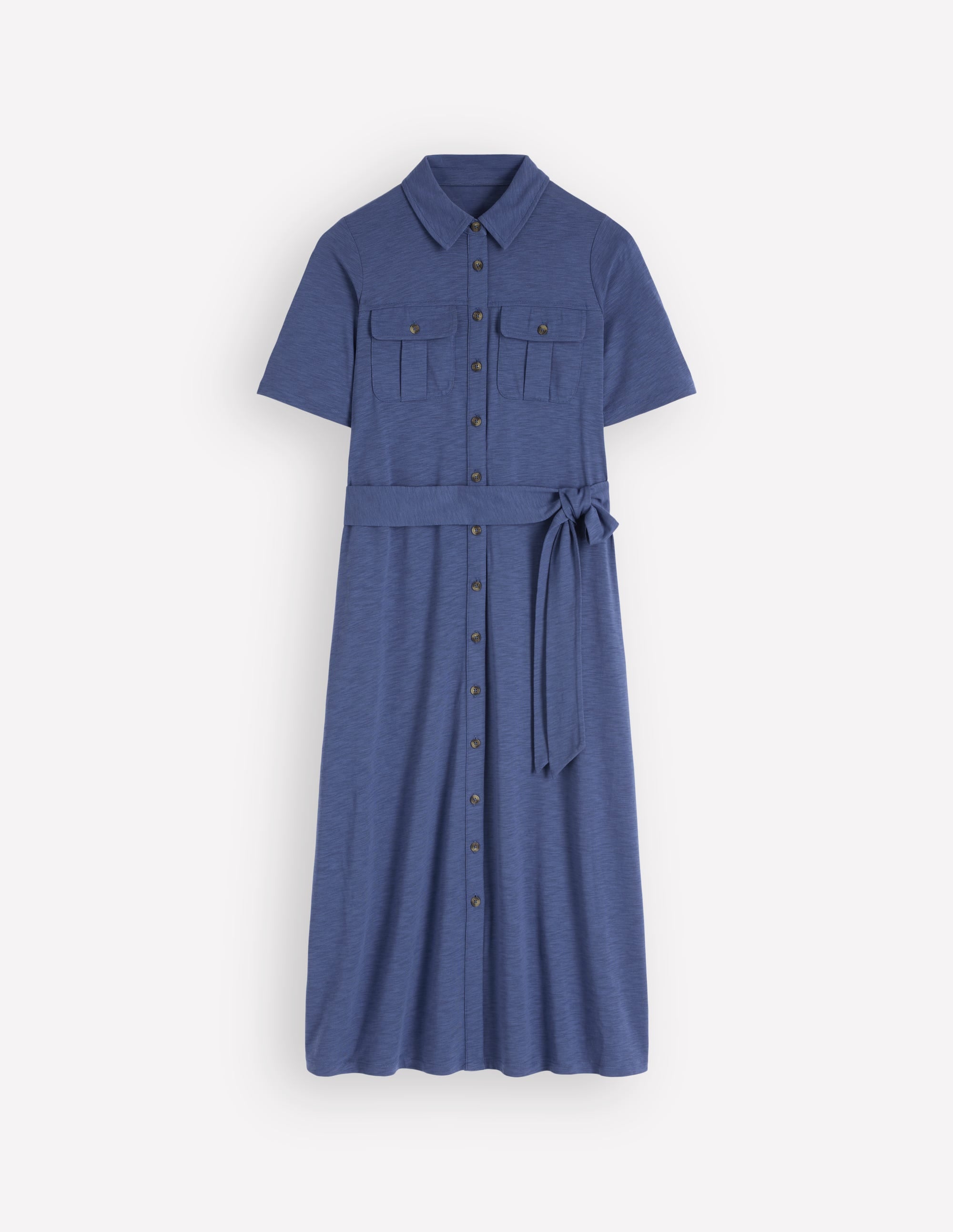 Mavis Midi Jersey Shirt Dress