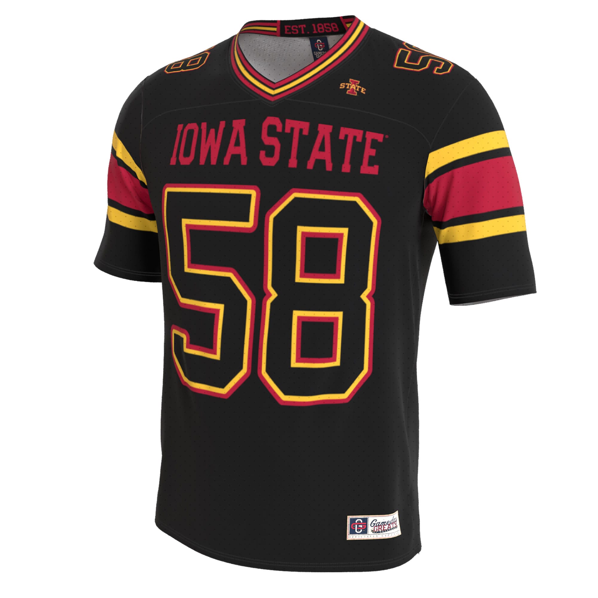 Iowa State Cyclones GameDay Greats Youth Lightweight Collegiate Football Blackout Fashion 2026/2027 Football Jersey