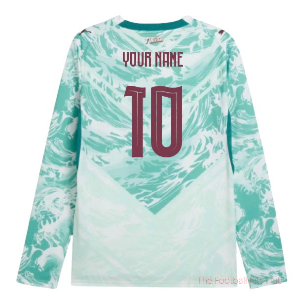 2026-2027 Portugal Long Sleeves Away Shirt (Your Name)