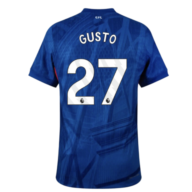 Chelsea 2025-20 Home Football Shirt Gusto 27 Edition L M S
