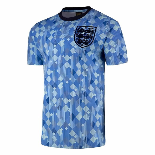 England 1990 Match Worn Style England Top Level Third Pro Shirt