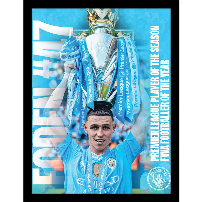 Women's Manchester City FC Foden Framed Picture 16 x 12