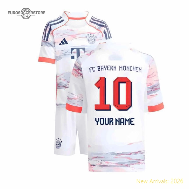 Luxury 2025-2026 Bayern Munich Away Mini Kit (your Name)