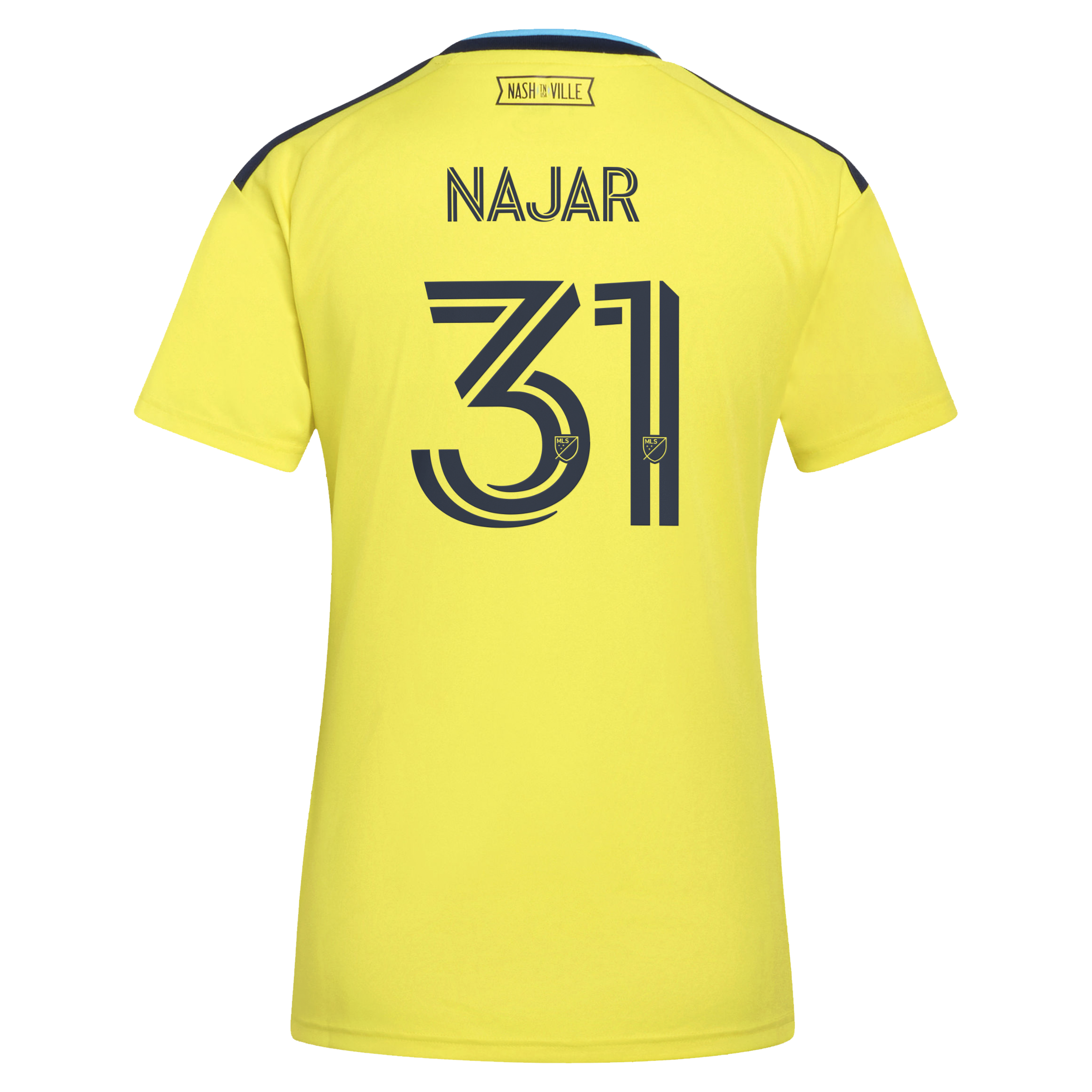 [SJH] Andy Najar Nashville SC Women's 2026 The Reverb Kit Replica Jersey - Yellow