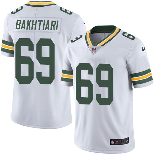Authentic GB Packers NFL #69 David Bakhtiari Limited Green Jersey