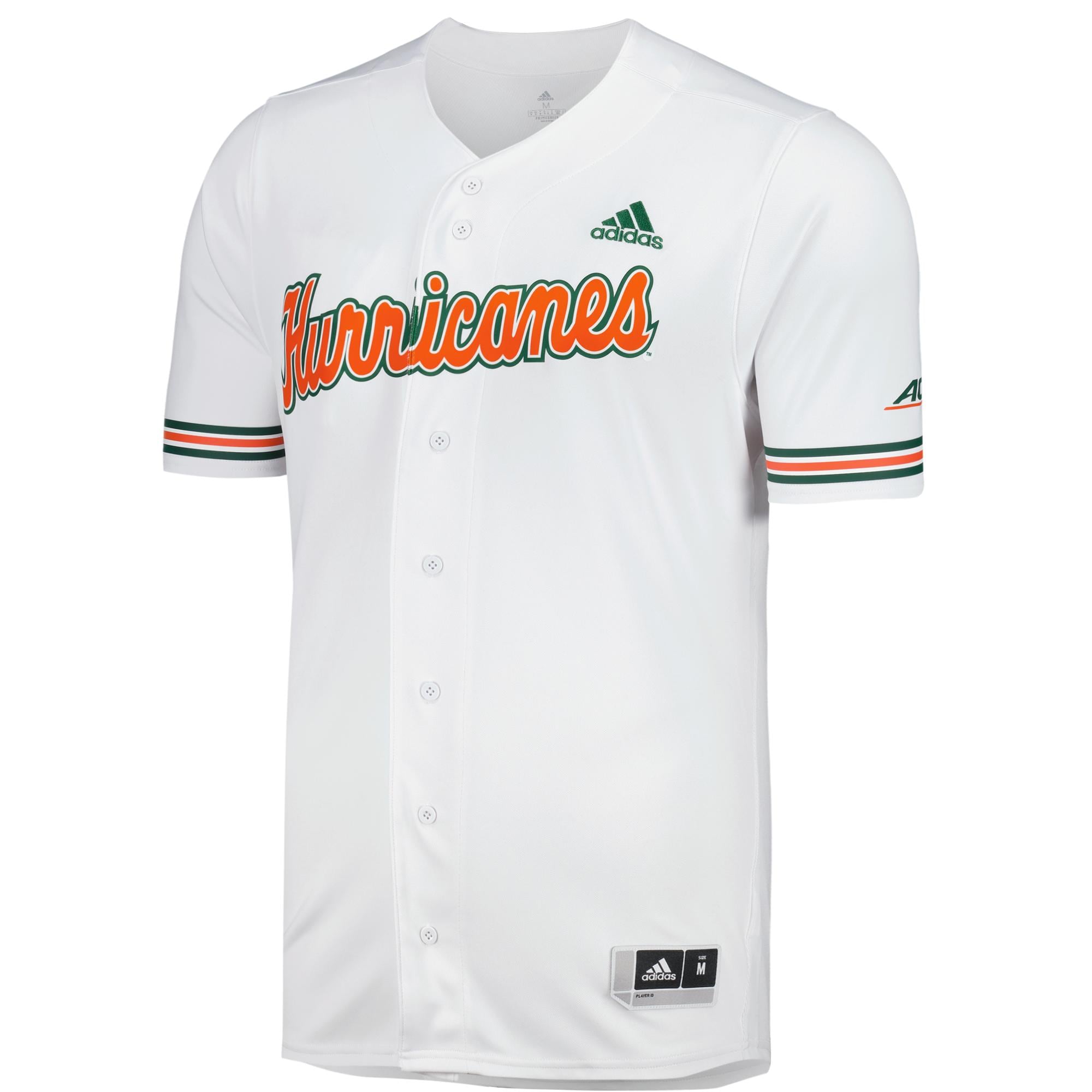 [DDG] Miami Hurricanes Replica Baseball Jersey - White