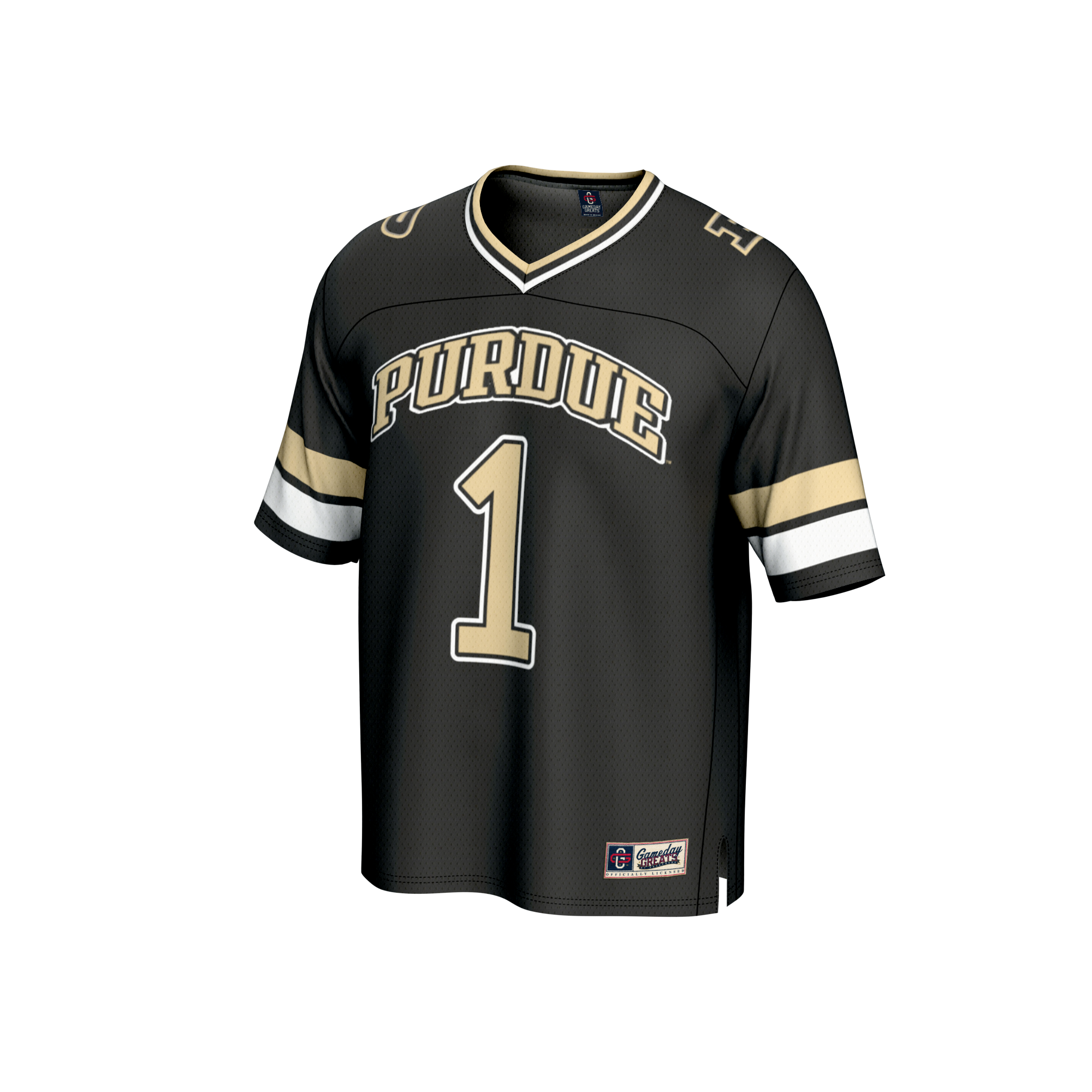 #1 Purdue Boilermakers GameDay Greats Unisex Collegiate Football Fashion Jersey - Black
