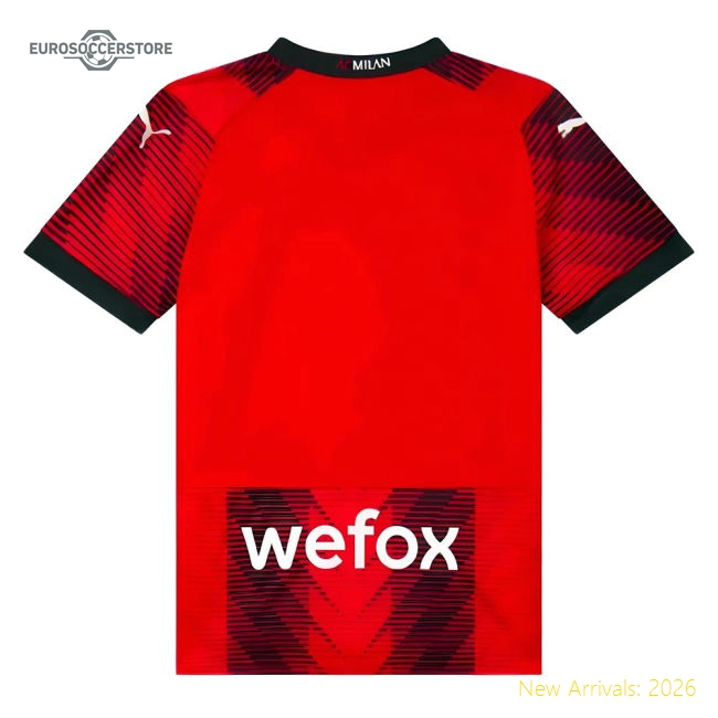 2023-2024 AC Milan Home Shirt (Kids)