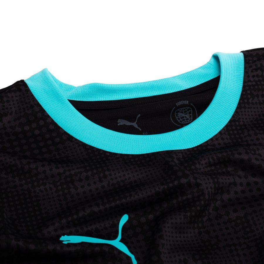 Marseille Training T Shirt Puma Jet Black/team Aqua