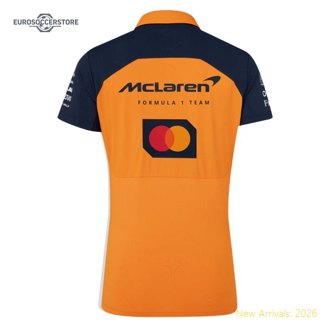 2025 McLaren F1 Team Polo Shirt (Autumn Glory) - Ladies