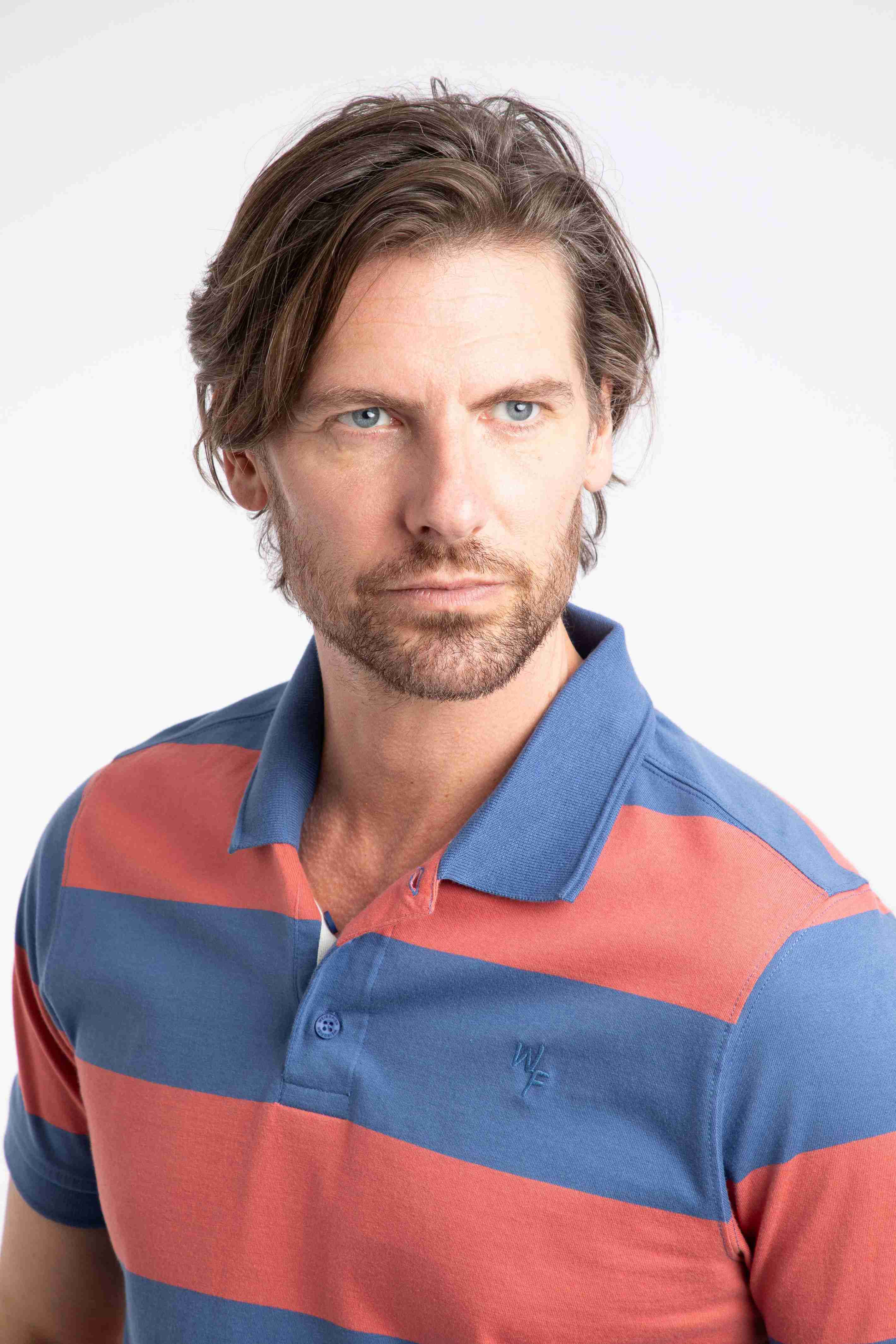 Ronald Striped Polo Shirt Nantucket
