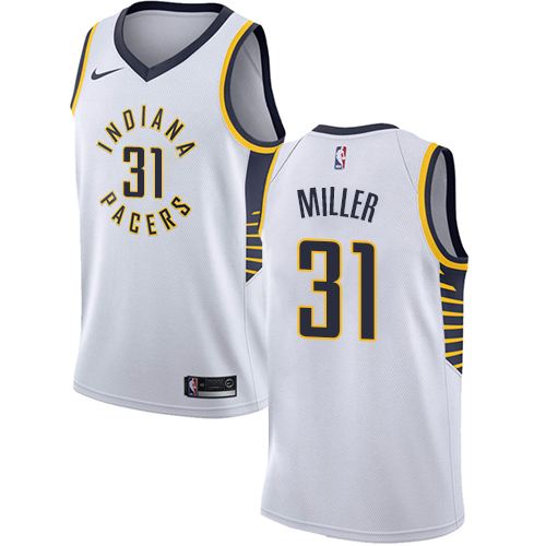 IND #31 Reggie Miller Premium 2024 Icon NBA Jersey - White Swingman