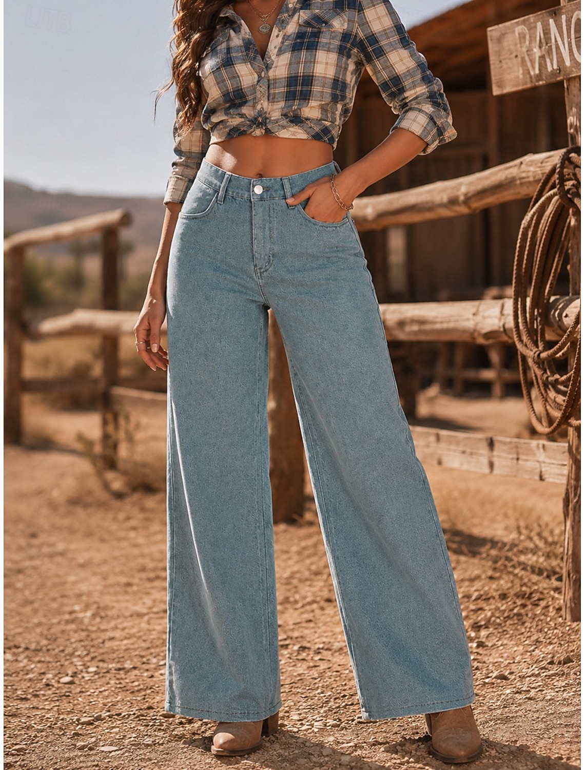 Women's Jeans denim Skinny Pants Chinos Fashion Full Length High Waist Comfort Inelastic Vacation Formal Black Light Blue Gray Spring Slim Fit