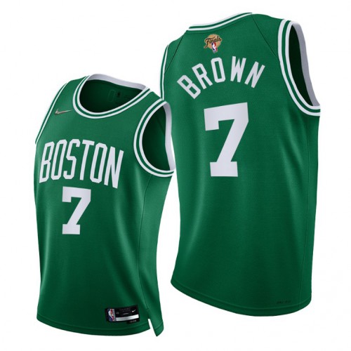 Premium Celtics J. Brown #7 2022 Finals Replica NBA Jersey Brown -