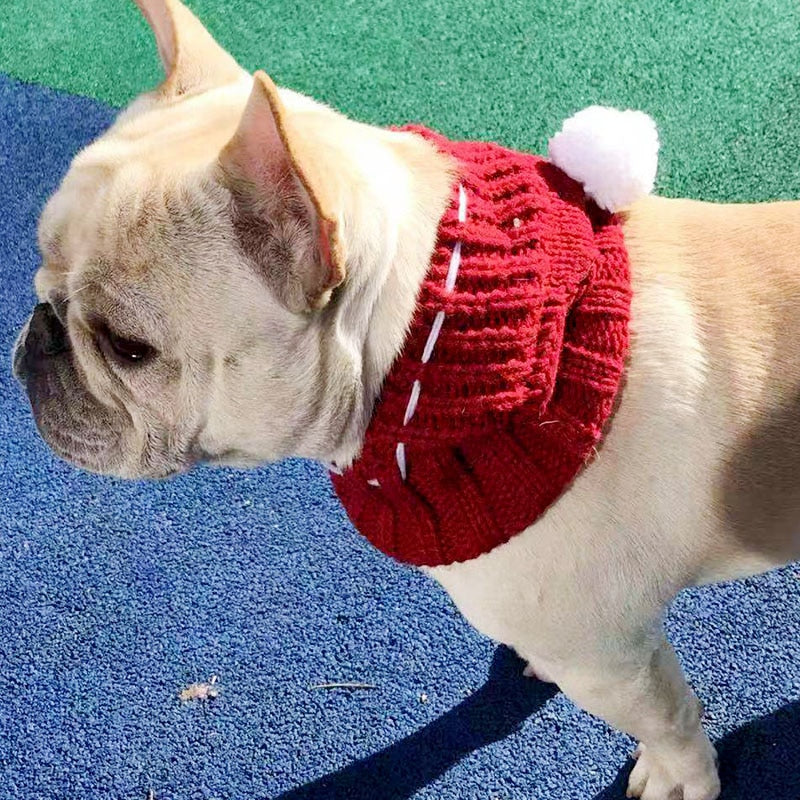 Pet-Lover Cozy Winter Woolen Hat For French Bulldog for Fashion Lovers