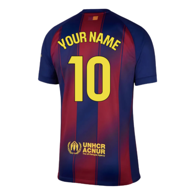 Barcelona 2025 Home Jersey Shirt Football Fan Supporter Football Fan Game Day Apparel