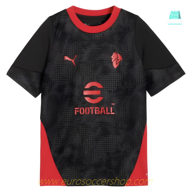 2025-2026 AC Milan Training Jersey (Black) - Kids