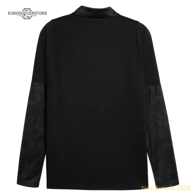 Match-Day 2025-2026 Ac Milan Training 1/4 Zip Top (Black)