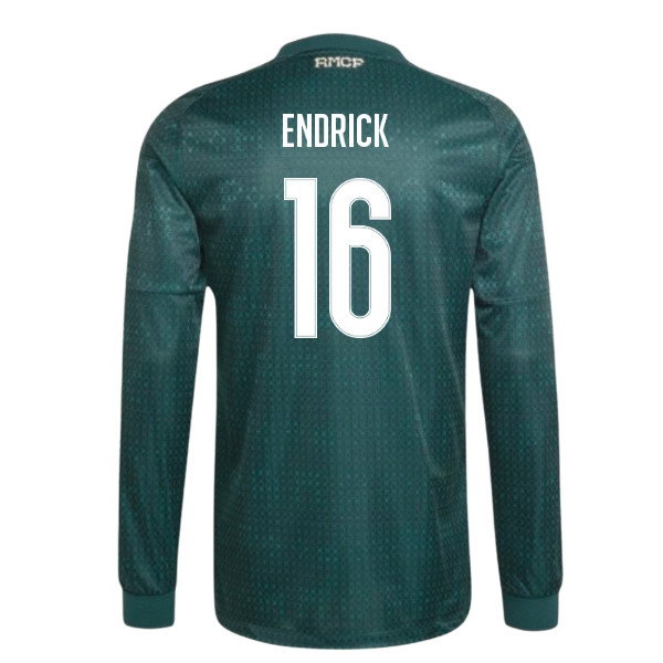 [JED] 2026 2027 Real Madrid Long Sleeve Shirt Away Authentic Kit (Endrick 16)
