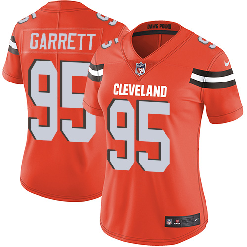 NFL C B Browns Myles Garrett #95 Limited Brown Authentic Jersey
