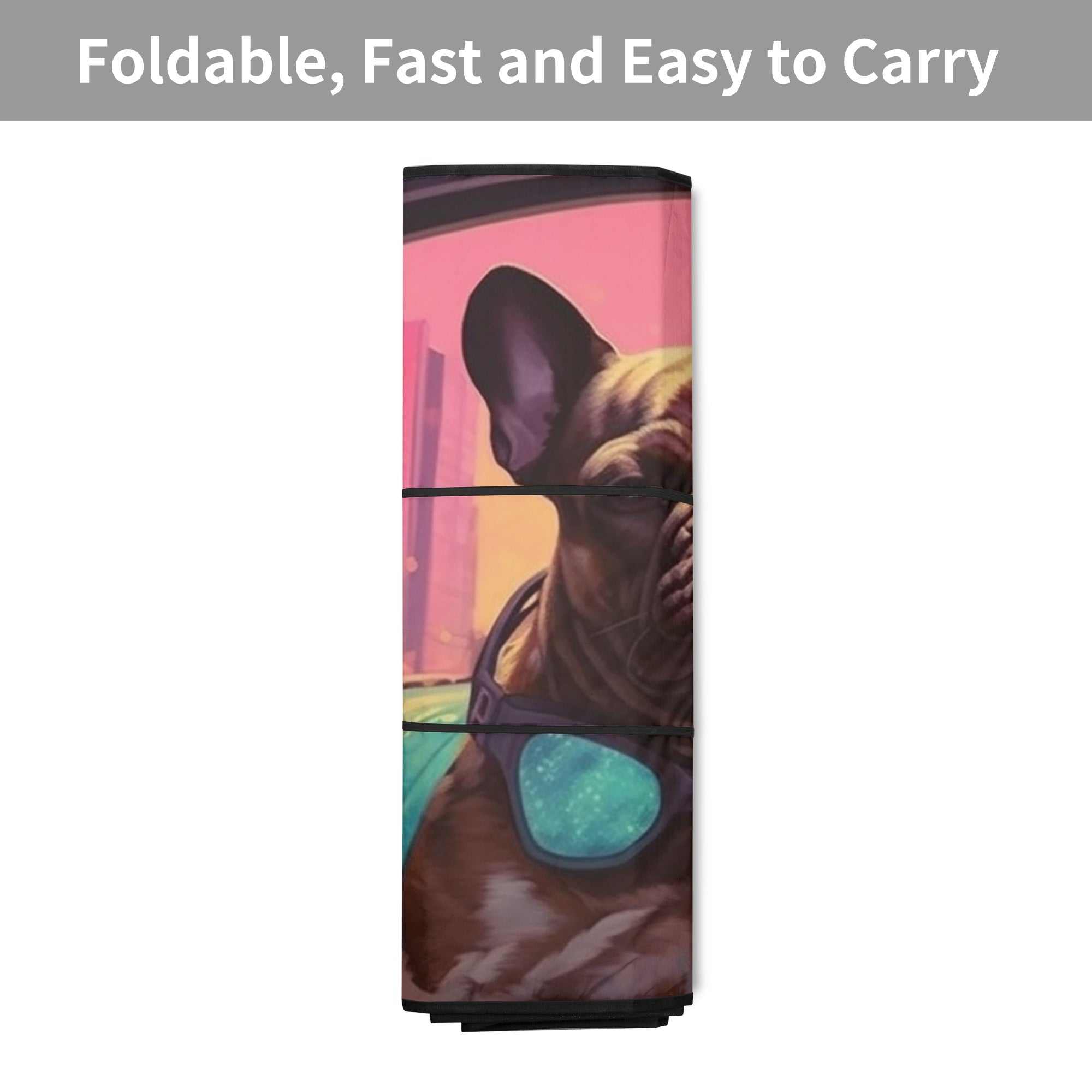 French Bulldog Max Car Auto Sun Shade Cute Frenchie Essential