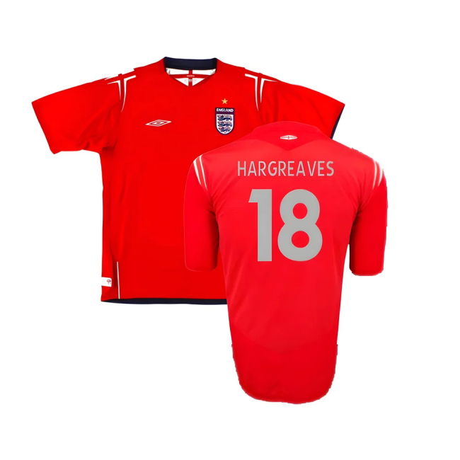 Hargreaves 18 Fan Quality England Away Supporter Shirt (Adults) (1)