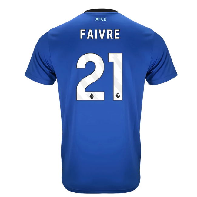 Faivre 21 Retro Bournemouth Collectible Away Vintage Shirt