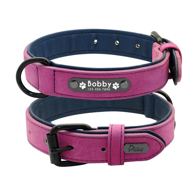 Vet-Approved Personalised Collar With Leash for Short-Nosed Breeds