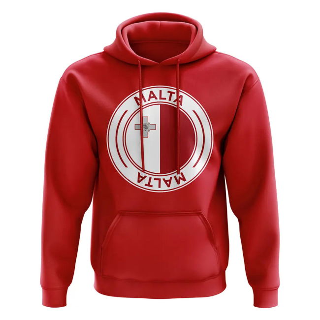 Malta Football Badge Hoodie (Red) Oranje Worldcup Premium