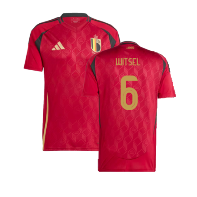 Belgium 2024 Home Jersey Shirt Football Fan Apparel Match Day Game Day Game Day Apparel