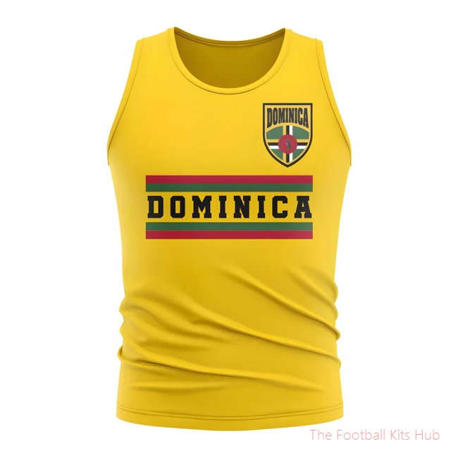 Dominica Core Football Country Sleeveless Tee (Yellow)