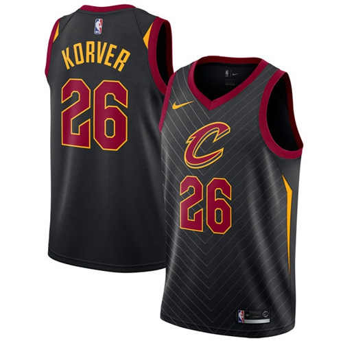 Black Nike Cleveland Cavaliers #26 Clippers Jersey - Moisture-Wicking