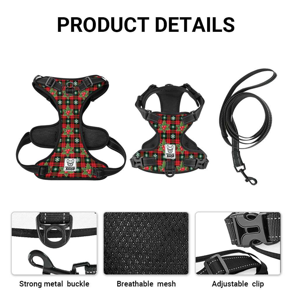 Durable Chanel - No-pull French Bulldog Dog Harness for Daily Use