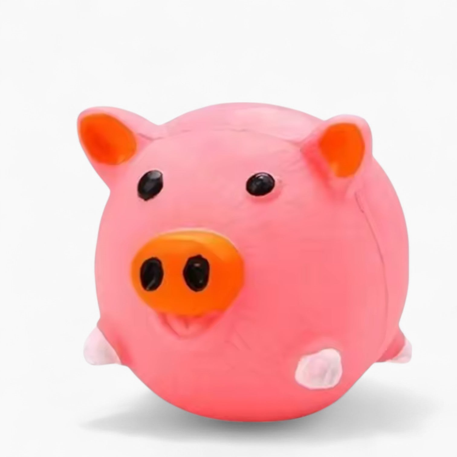 Clucksy Frenchie Squeaky Toy – Farm Animal Latex Chew Toys