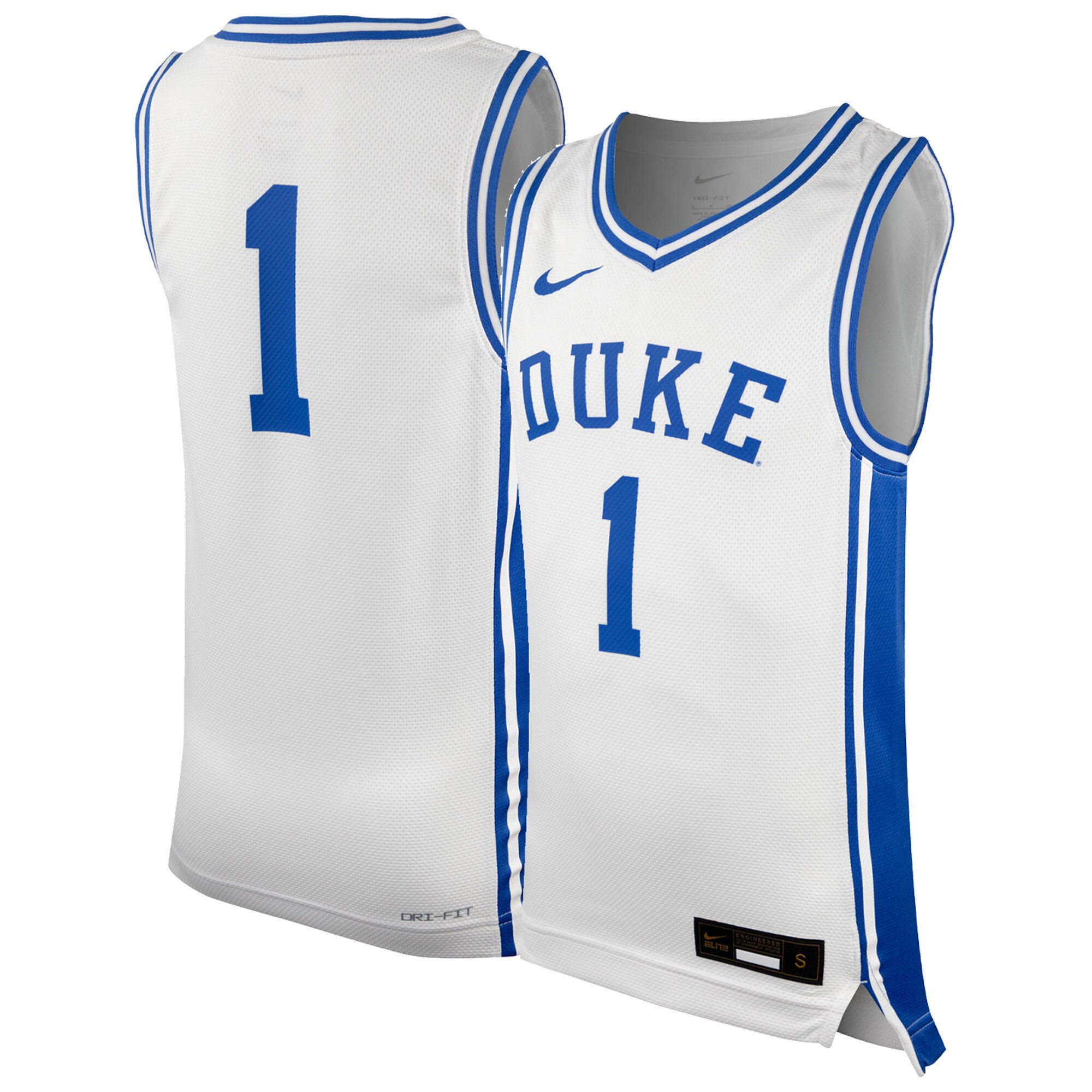 [DDG] Duke Blue Devils Youth Icon Replica Basketball Jersey - White