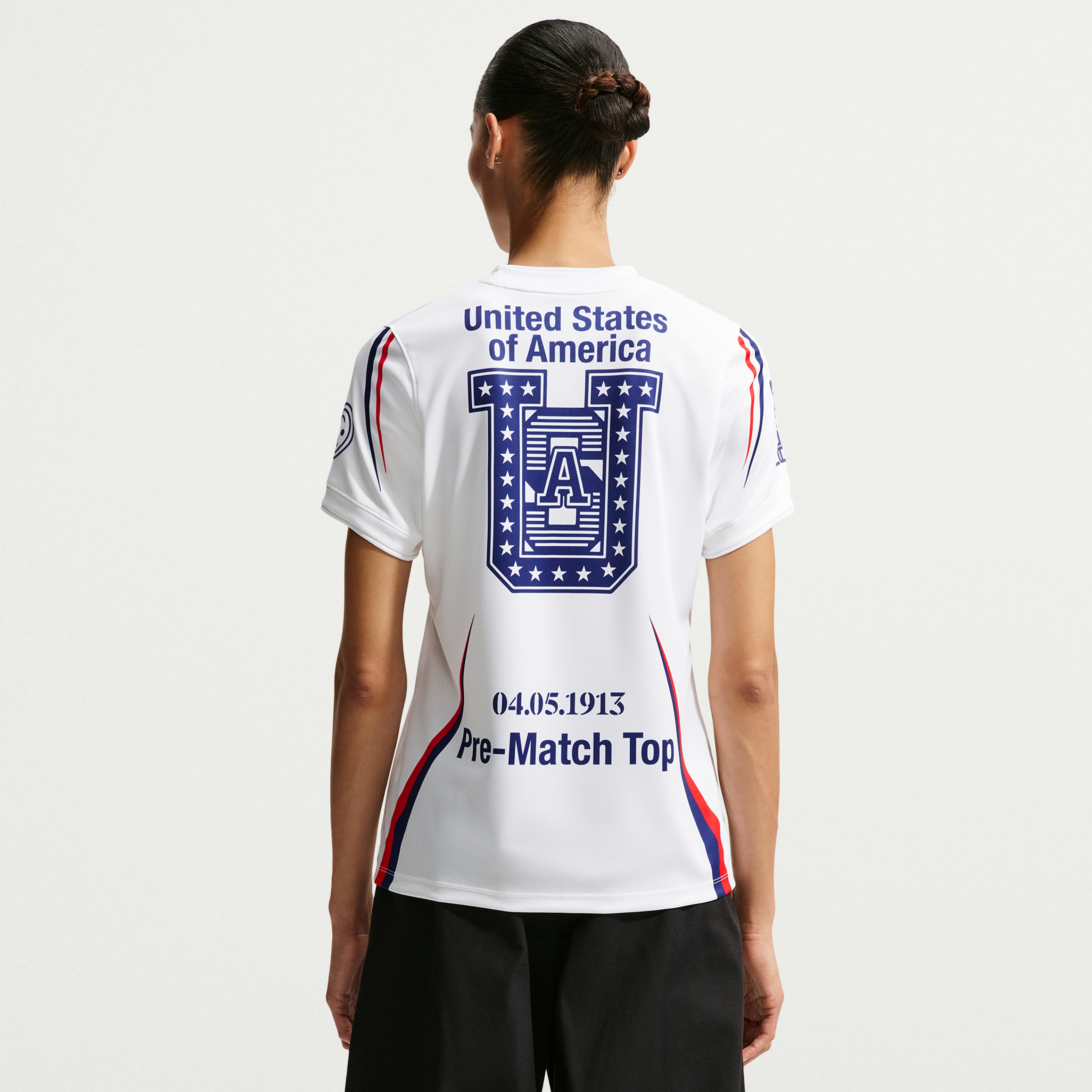 [ESK] USMNT x VAA Women's 2026 Dri-FIT Pre-Match Jersey Top - White
