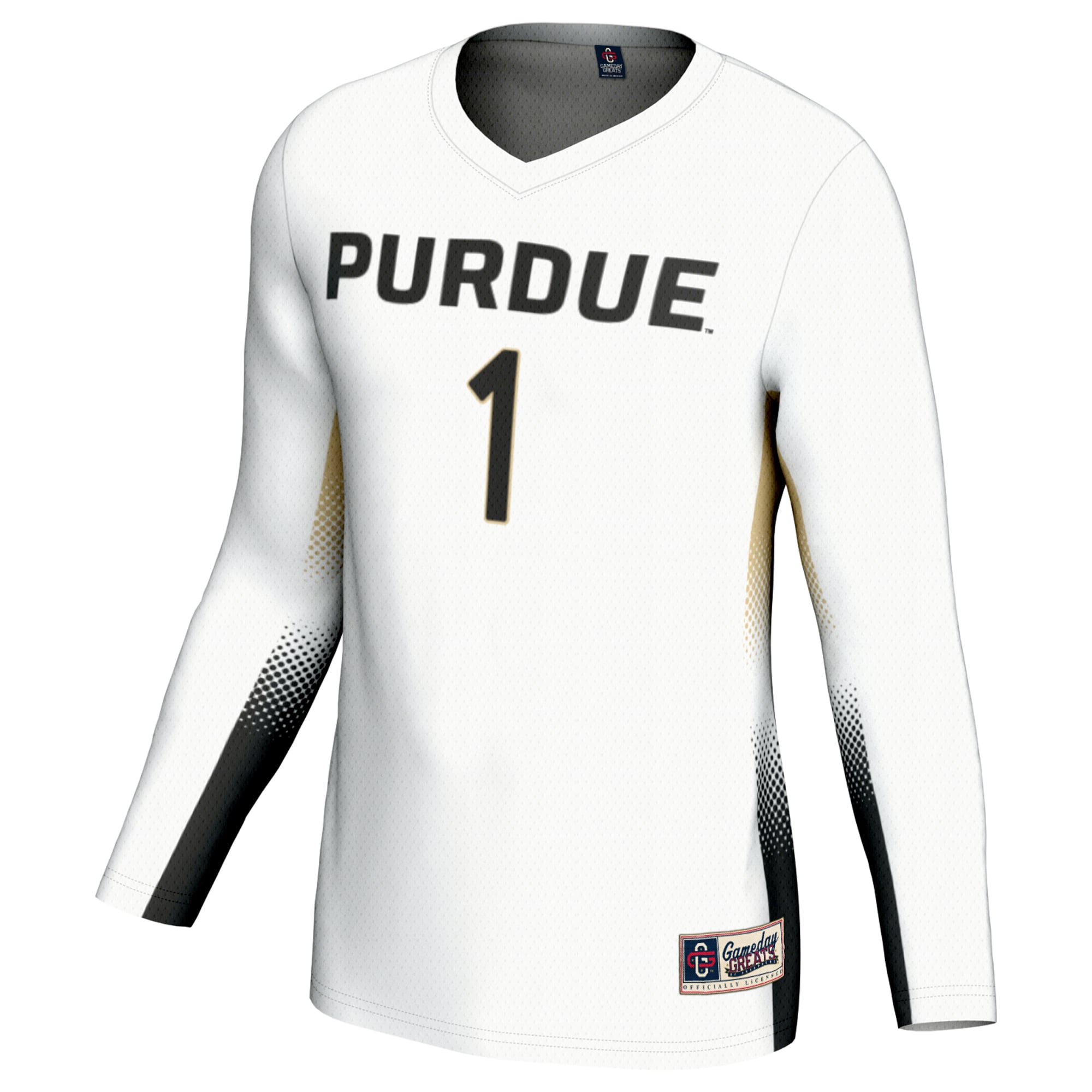 #1 Purdue Boilermakers GameDay Greats Youth Lightweight Women's Volleyball Jersey - White