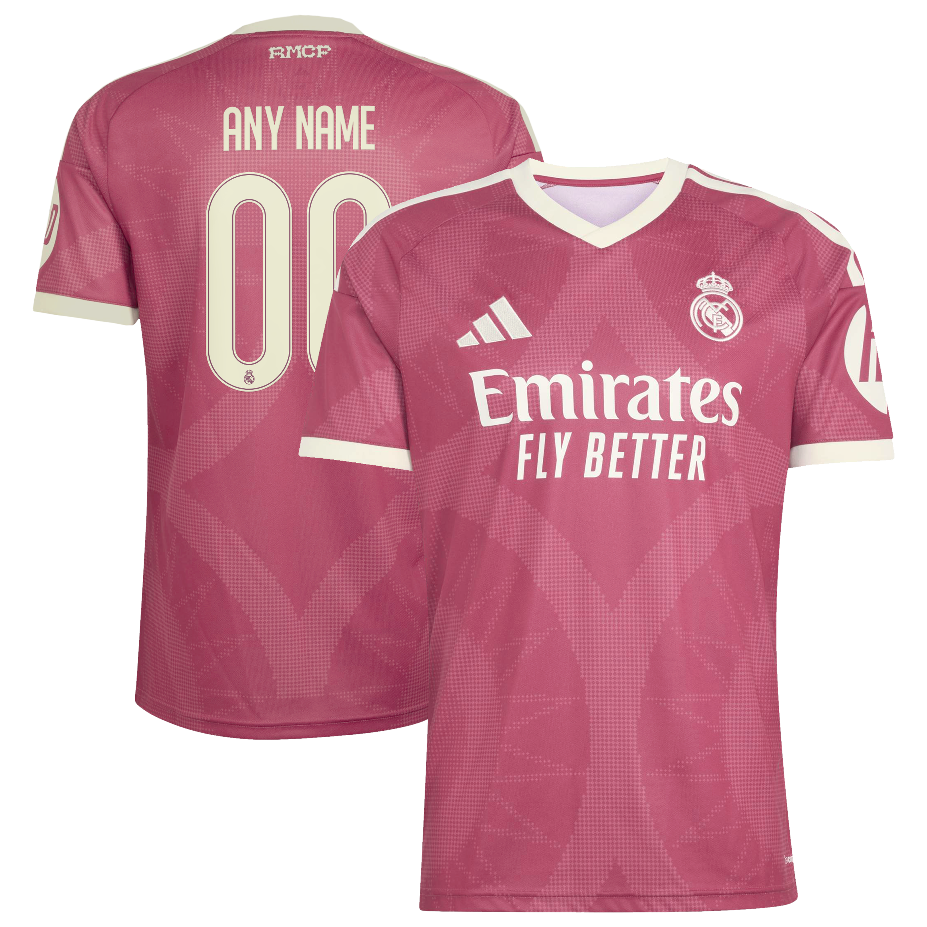 [JED] Real Madrid 2026/27 Third Replica Custom Jersey - Pink