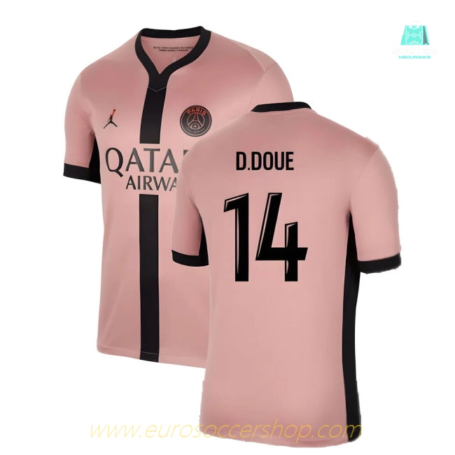 2024-2025 PSG Third Shirt (D.Doue 14)