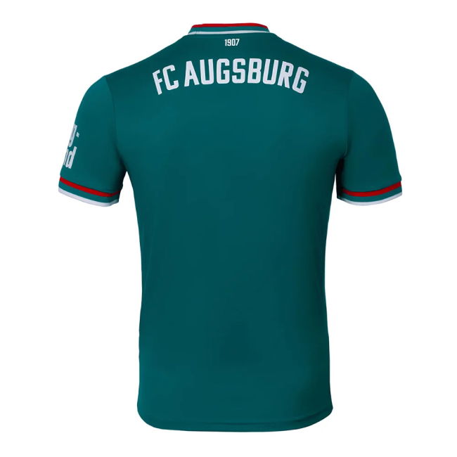 2024-2025 FC Augsburg Away Shirt Reinforced Seams Stretch Fabric