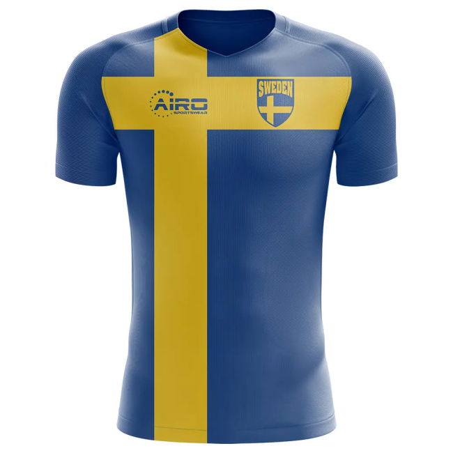Athletic 2025-2026 Sweden Flag Concept Football Shirt (Toivonen 20)