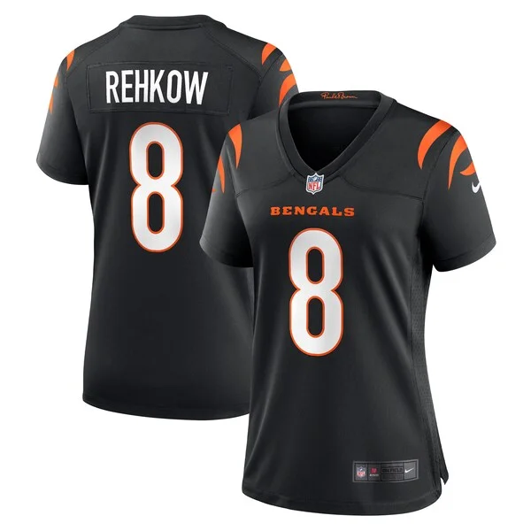 None Ryan Rehkow Game Jersey - Black | NFL Player Jersey | NFL Footbal