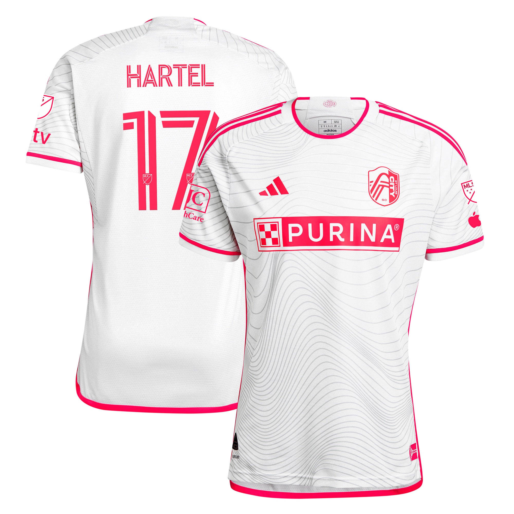 [SJH] Marcel Hartel St. Louis City SC 2024 The Confluence Kit Authentic Player Jersey - White