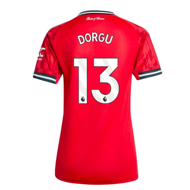 Football Man Utd Home Shirt Womens Dorgu #13 Official Licensed Lic...