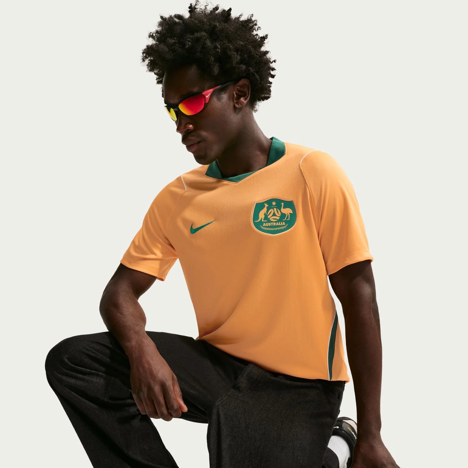 Australia 2026 Home Jersey Men's - Socceroos Gold Replica Kit