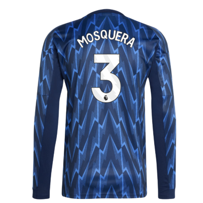 Arsenal Official Away Football Shirt 2025-20 Mosquera 3 L M S