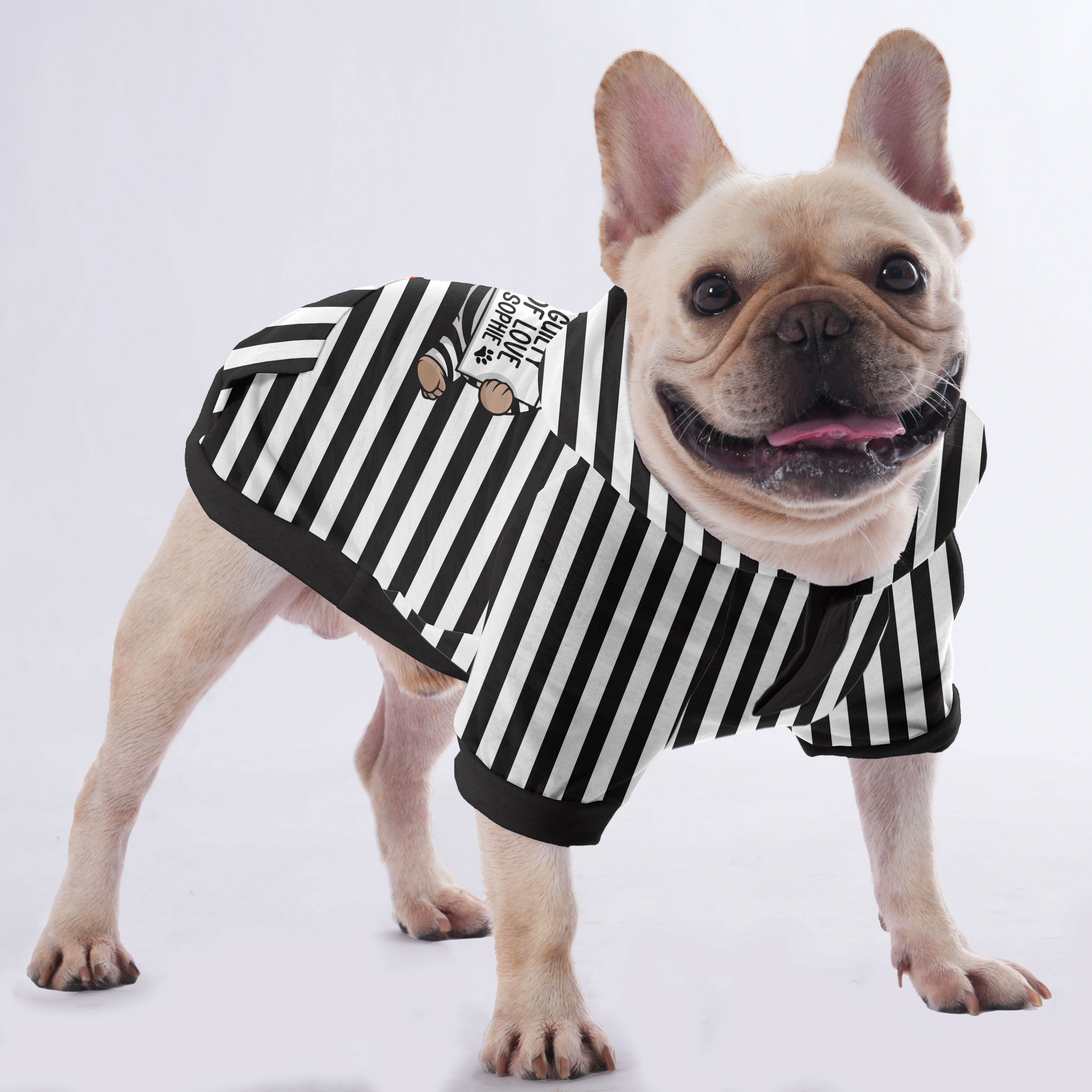 French Bulldog Custom Hoodies For French Bulldogs With Your Pet's Name