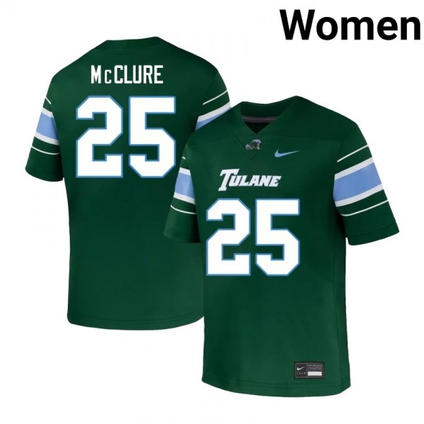 Authentic Women #25 Jamauri Mcclure Women Green Version