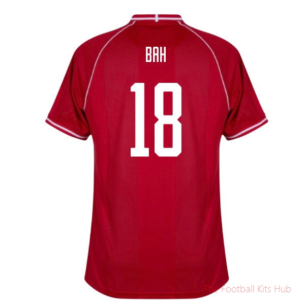 2026-2027 Denmark Home Shirt Bah #18 Soccer Kit - Stadium Edition