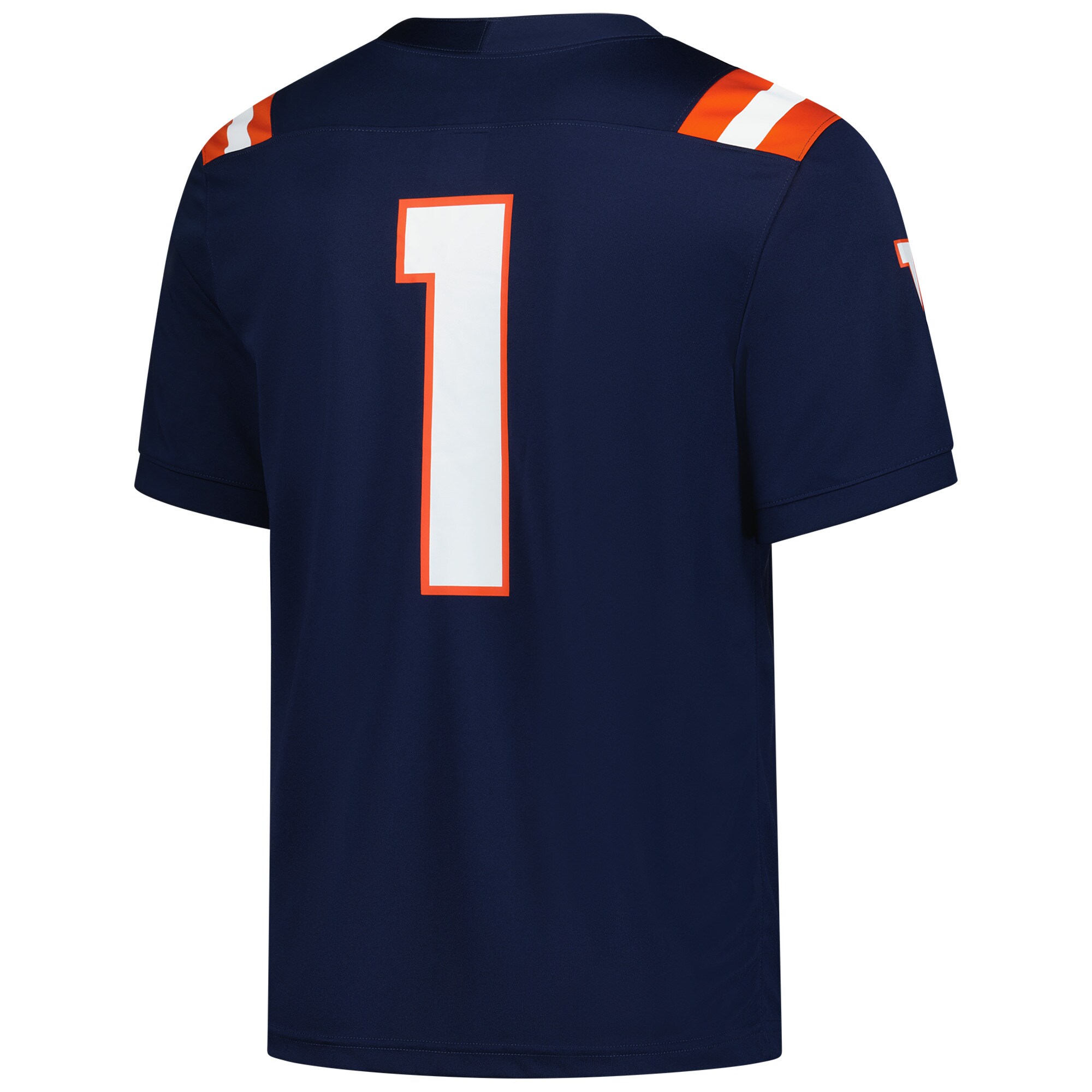 [NJP] Illinois Fighting Illini Game Football Jersey - Navy